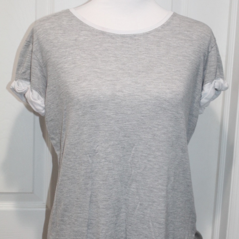 Recent Vince Tee Top Soft Viscose Gray T Shirt XS